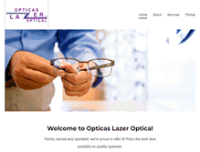 Tablet Screenshot of opticaslazeroptical.com